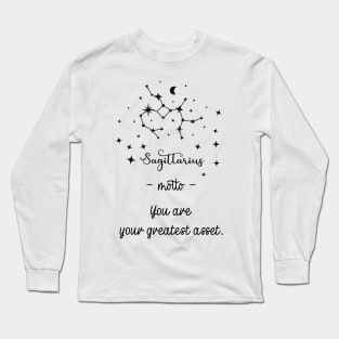 Key phrases of the zodiac signs: Sagittarius Long Sleeve T-Shirt